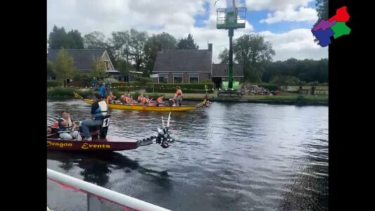 Drakenbootrace Dieverbrug (foto en video: Geert Meekhof)