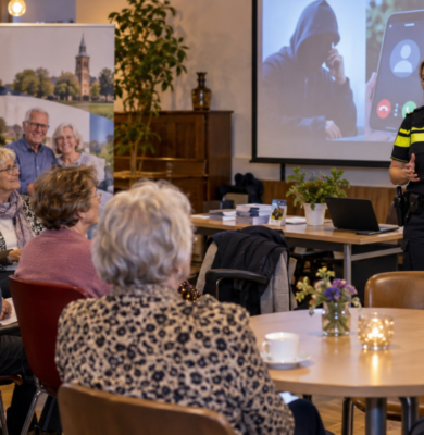Veiligheidsavond in Oldemarkt (foto AI gemaakt)