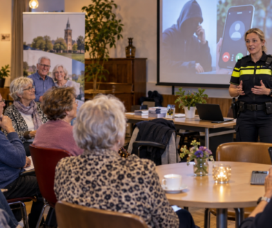Veiligheidsavond in Oldemarkt (foto AI gemaakt)