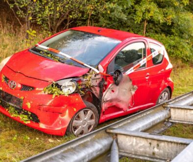 De bestuurder van deze auto heeft zich gemeld