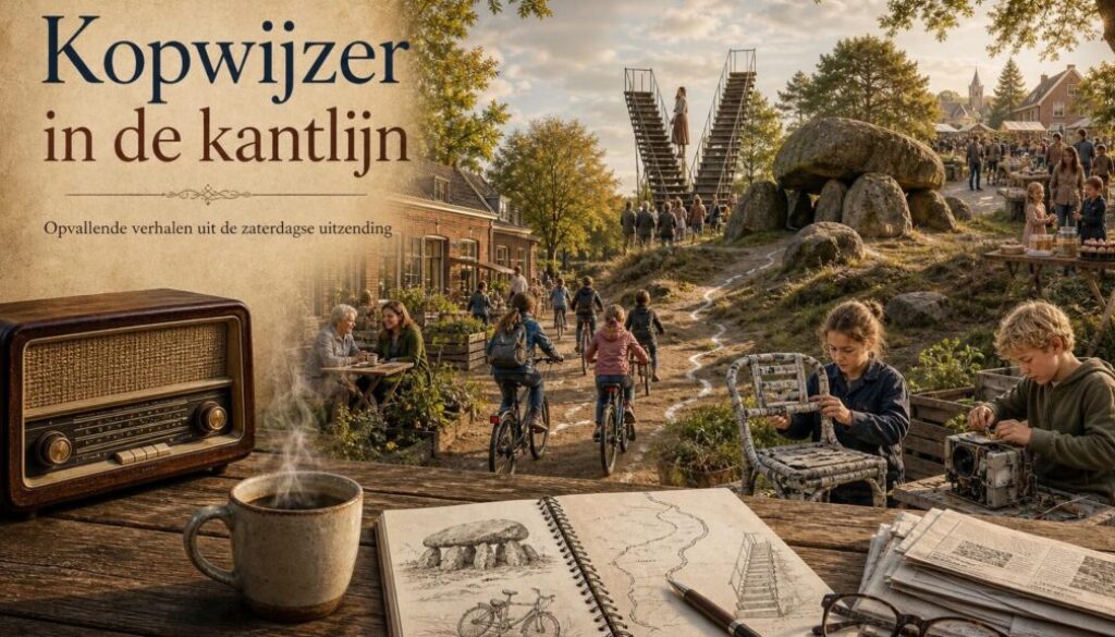 Illustratie bij Kopwijzer in de kantlijn: Een hunebed dat door een grensverschuiving in Overijssel belandde