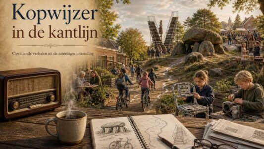 Illustratie bij Kopwijzer in de kantlijn: Een hunebed dat door een grensverschuiving in Overijssel belandde