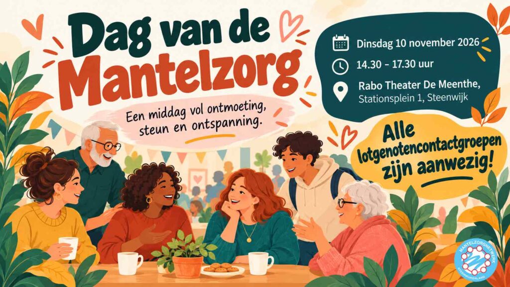Dag van de Mantelzorg poster (posterbeeld Dirk Brans)
