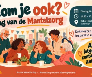 Dag van de Mantelzorg Kom je ook (posterbeeld Dirk Brans)