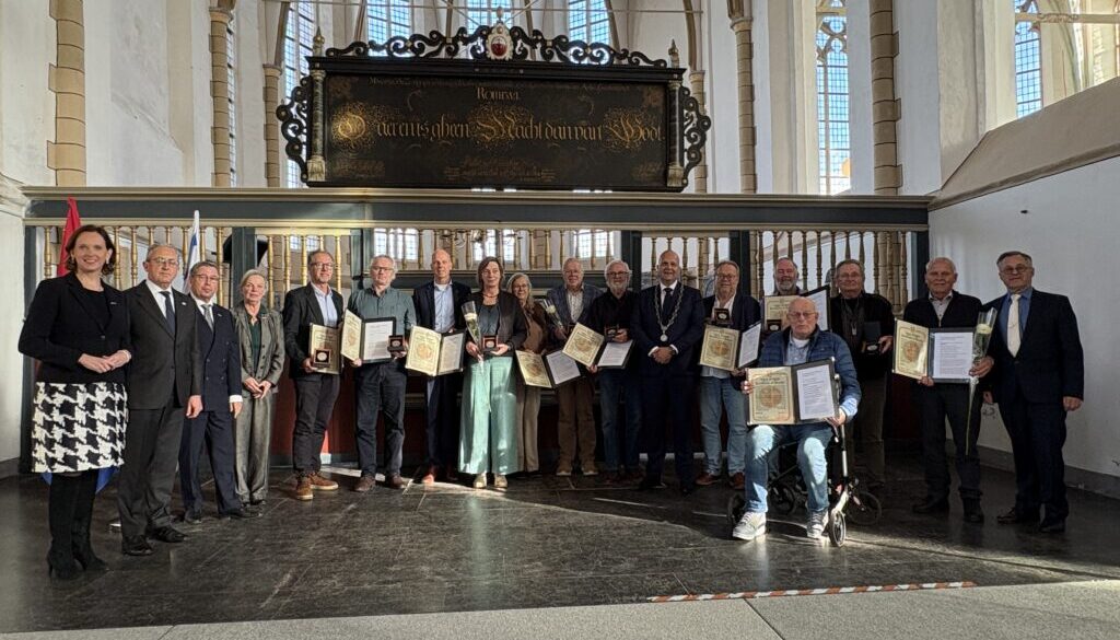 15 families geëerd in Steenwijk voor redden van Joden tijdens WO2 (foto aangeleverd)