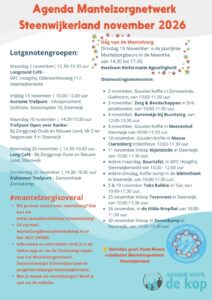 Agenda Mantelzorgnetwerk (flyer aangleverd)