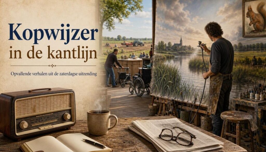 Illustratie bij Kopwijzer in de kantlijn: Een studiowand vol Steenwijkerland